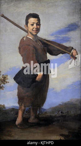 The Clubfoot (1642).di Jusepe de Ribera (1591-1652) Foto Stock