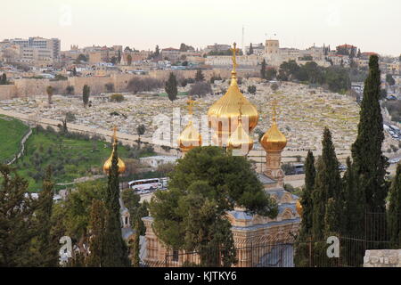 Chiesa di Maria Maddalena - Gerusalemme - Israele Foto Stock