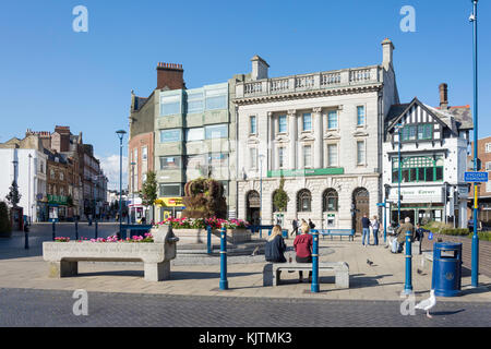 Piazza del Mercato, Dover, Kent, England, Regno Unito Foto Stock