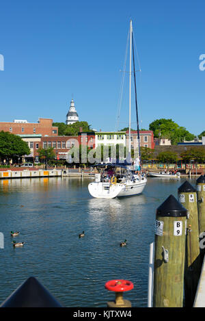 La storica Annapolis, Maryland, Stati Uniti d'America. Foto Stock