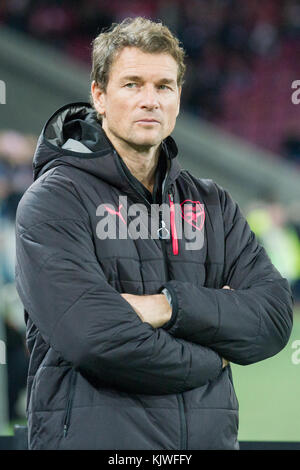 Koeln, Germania. 23 novembre 2017. Jens LEHMANN (Co-Trainer, ARS), Fussball Europa League, Gruppenphase, 5. Spieltag, 1.FC Cologne (K) - Arsenal London (ARS) 1:0, AM 23.11.2017 a Koeln/Germania. |utilizzo del credito mondiale: dpa/Alamy Live News Foto Stock