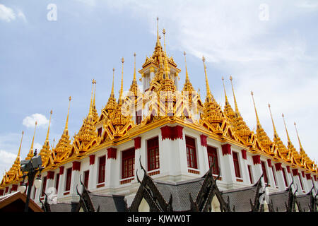 Wat ratchanatdaram in bang lumpu area di Bangkok. Foto Stock