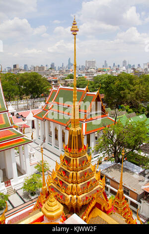 Wat ratchanatdaram in bang lumpu area di Bangkok. Foto Stock