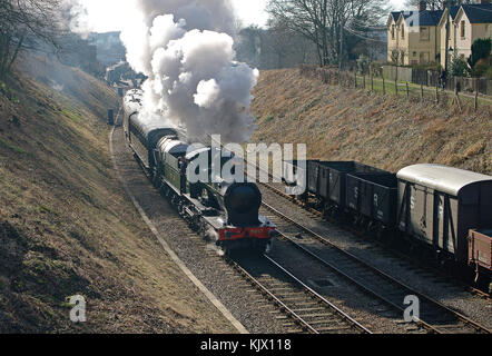 Numero dukedog 9017 lascia horsted keynes Foto Stock