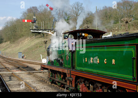 Secr classe c locomotore numero 592 Foto Stock