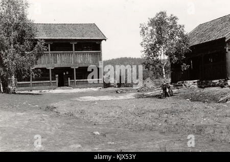 Eikje, Eken, Sigdal museum, Buskerud Riksantikvaren T061 01 0098 Foto Stock