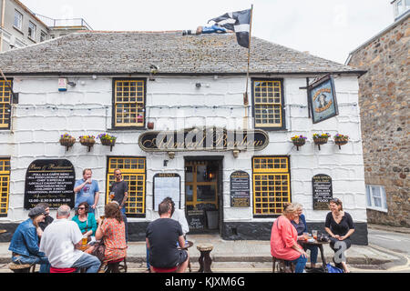 Inghilterra, Cornwall, Penzance, Admiral Benbow Pub Foto Stock