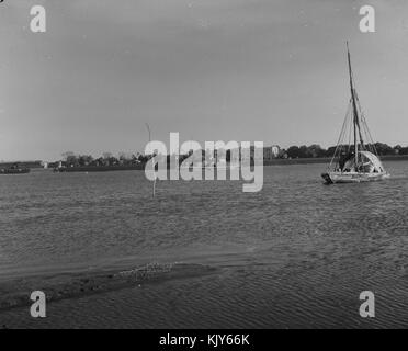 Sudan Khartoum Palace da tutto il Nilo Blu 1936 Foto Stock