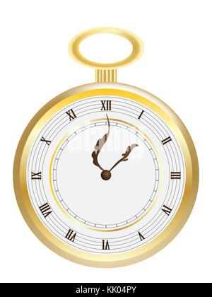 orologio da tasca Illustrazione Vettoriale
