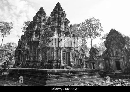 Antico tempio Koh Ker,Cambogia Foto Stock