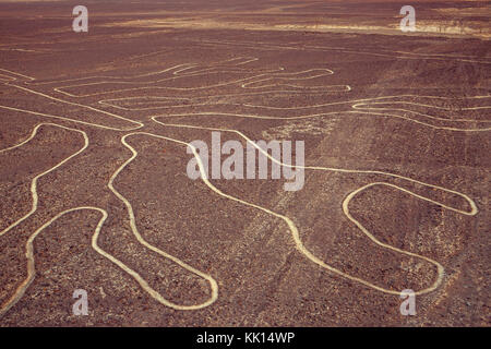 Linee di Nazca in Perù. Foto Stock