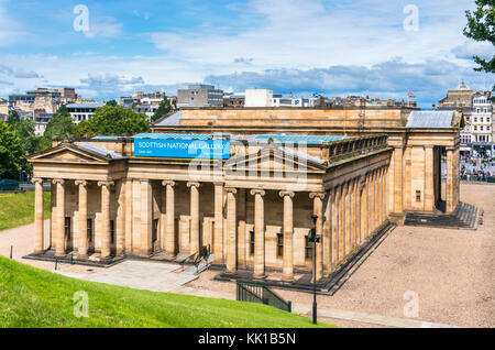 Scottish National Gallery Edimburgo Scozia Edimburgo Scottish National Gallery Il tumulo centro di Edimburgo in Scozia UK GB Europa Foto Stock