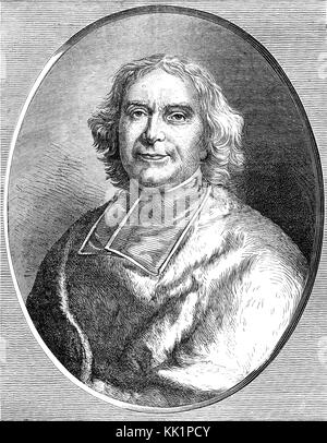 André-Hercule de Fleury, Vescovo di Fréjus, 1653-1743, un cardinale francese che ha servito come Chief Minister di Luigi XV Foto Stock