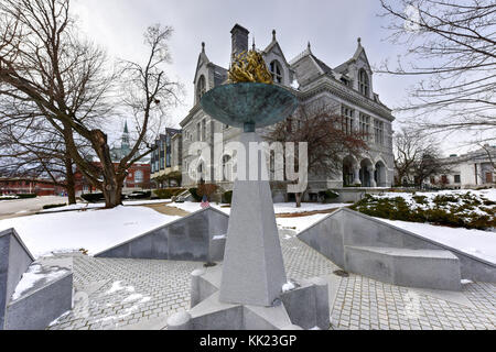 New Hampshire Ufficio legislativo edificio, Concord, new Hampshire, Stati Uniti d'America. Ufficio legislativo edificio, costruito nel 1884 in stile vittoriano, era in precedenza Foto Stock