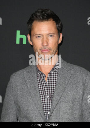 Hollywood, Ca. 28th novembre 2017. Jeffrey Donovan, in occasione della seconda Stagione "Shut Eye" di Hulu presso il Magic Castle di Hollywood, California, il 28 novembre 2017. Credito: Faye Sadou/Media Punch/Alamy Live News Foto Stock