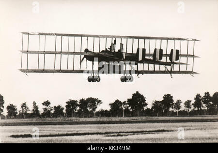 Un triplano Caproni Ca 48 (Italia, 1918) Foto Stock