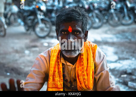 Varanasi (Benares) dove le persone vengono a morire indian sintesi - 07/09/2010 - India / benares - shadu - sylvain leser / le pictorium Foto Stock