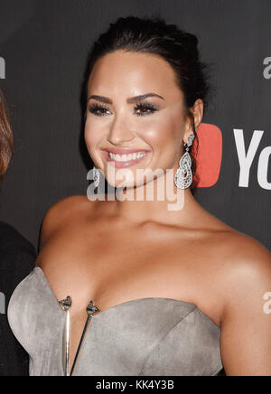 Demi LOVATO US cantante e attrice cinematografica nel settembre 2017. Foto: Jeffrey Mayer Foto Stock