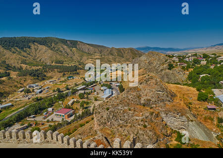 Akhaltsikhe, Georgia - 08 agosto 2017: rabati maestoso complesso del castello sotto un sole estivo Foto Stock