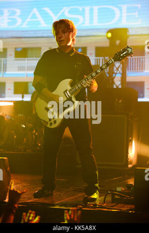 FORT LAUDERDALE FL - 11 AGOSTO: Jack o'Shea di Bayside si esibisce al Revolution l'11 agosto 2016 a Fort Lauderdale, Florida. Gente: Jack o'Shea Foto Stock