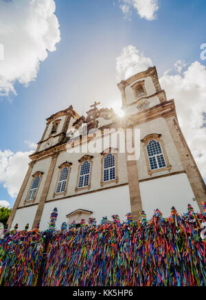 Nosso senhor do bonfim chiesa, Salvador, nello stato di Bahia, Brasile Foto Stock