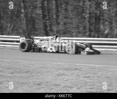 Yvan Muller con la sua Reynard 91D Cosworth, British Formula due 1992 Foto Stock