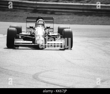 Yvan Muller con la sua Reynard 91D Cosworth, British Formula due 1992 Foto Stock