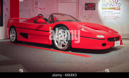 1995 Ferrari F50 nel Museo Ferrari di Maranello Foto Stock