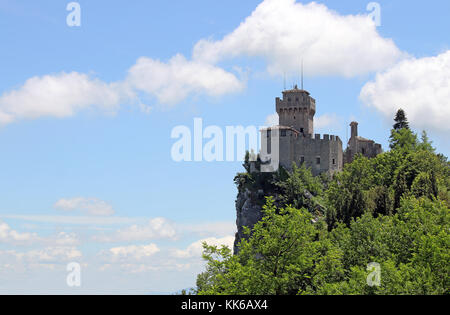 La seconda torre La Cesta o Fratta san marino italia Foto Stock