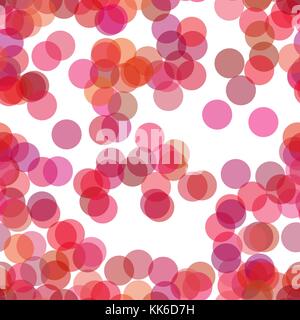 Ripetere geometrico astratto dot la configurazione di sfondo - disegno vettoriale da cerchi con effetto di opacità Illustrazione Vettoriale