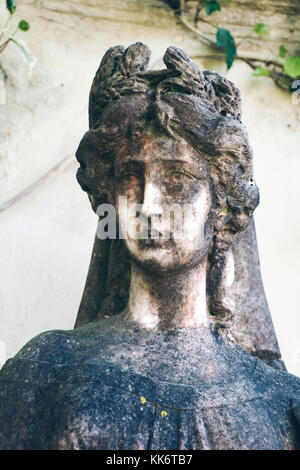 Statua di Achillion Palace sull'isola di Corfu Grecia Foto Stock