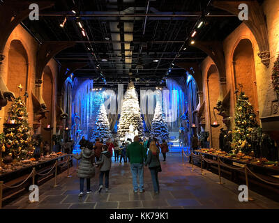 Harry potter world, warner bros studio tour, leavesden, Londra, Regno Unito. Foto Stock