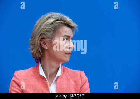 Berlino, Germania, Ursula von der Leyen, CDU, Ministro federale della difesa Foto Stock