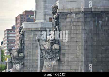 Attrazioni intorno al centro di Boston, Massachusetts, STATI UNITI D'AMERICA Foto Stock