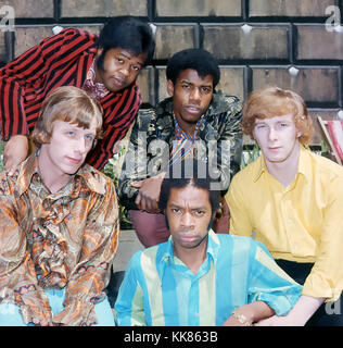 Il GRUPPO DI R&B È UGUALE nel 1968. Foto: Tony Gale Foto Stock