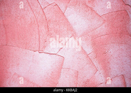 In terracotta parete in stucco. Foto Stock