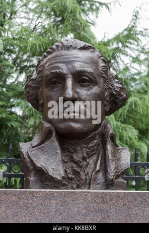 Busto di George Washington, da Avard Fairbanks in Washington DC, Stati Uniti. Foto Stock