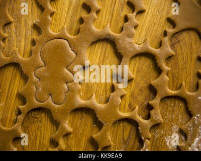 Immagine ravvicinata di panpepato pasta Foto Stock