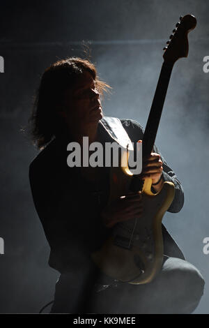 FORT LAUDERDALE, FL - FEBBRAIO 02: John Norum of Europe si esibisce alla Rivoluzione il 2 Febbraio 2016 a Fort Lauderdale, Florida persone: John Norum Foto Stock