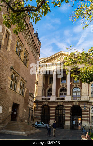 Mastio e Capitole, Square Charles de Gaulle, Toulouse, Haute-Garonne, Occitanie, Francia Foto Stock