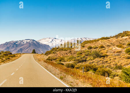 Patagonia autostrada a San Carlos de Bariloche, nequen, argentina Foto Stock