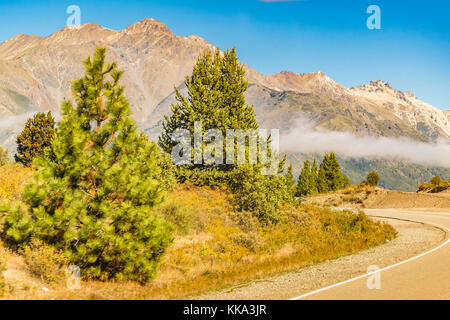 Patagonia autostrada a San Carlos de Bariloche, nequen, argentina Foto Stock