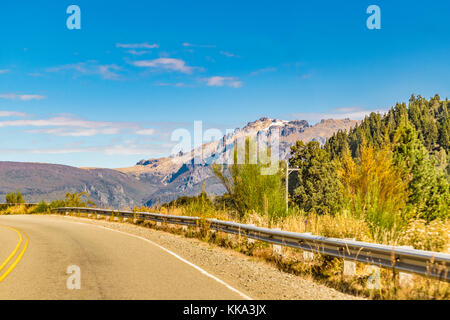 Patagonia autostrada a San Carlos de Bariloche, nequen, argentina Foto Stock