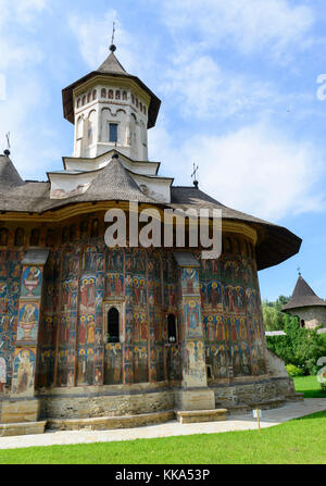 Monastero Moldovita nella Bukovina, Romania Foto Stock