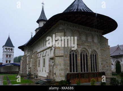 Monastero di Putna nella Bukovina, Romania. Foto Stock