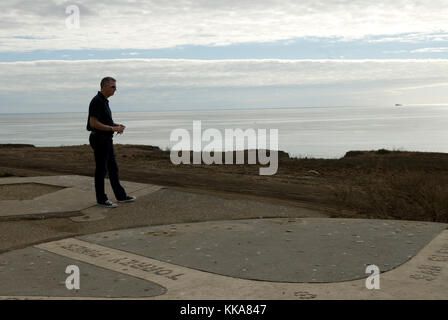 Los Flores View Point, El CAMINO Real, Oceanside, California USA. Foto Stock