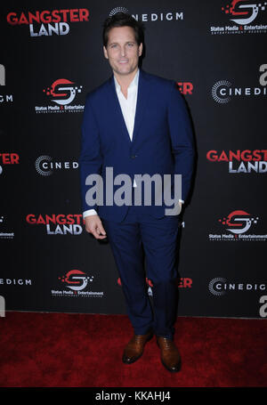 Hollywood, CALIFORNIA, Stati Uniti. 28 novembre 2017. 28 novembre 2017 - Hollywood, California - Peter Facinelli. "Gangster Land" a Los Angeles Premiere all'Egyptian Theater di Hollywood. Credito fotografico: Birdie Thompson/AdMedia credito: Birdie Thompson/AdMedia/ZUMA Wire/Alamy Live News Foto Stock