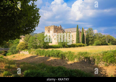 Allemagne en Provence castello, Allemagne en Provence Alpes de Haute Provence, Francia Foto Stock