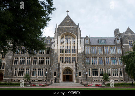 White-Gravenor Hall nel campus della sede principale della Georgetown University di Washington DC, Stati Uniti. Foto Stock