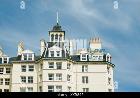 Queens Hotel, Eastbourne, EAST SUSSEX REGNO UNITO Foto Stock